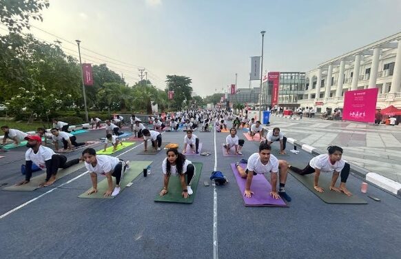 Group 108 Organizes – International Yoga Day Glows at Walkway 108