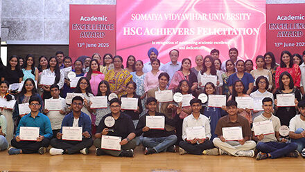Top HSC Performers Honoured at Somaiya Vidyavihar University’s Academic Excellence Ceremony