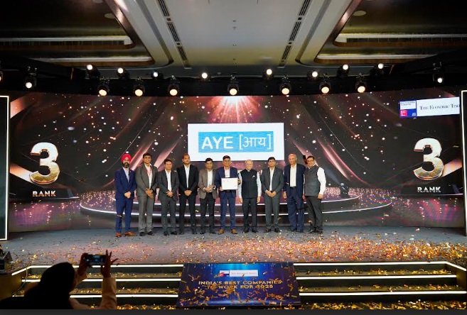 Aye Finance Ranked 3rd in India’s Best Companies to Work 2025 by GPTW