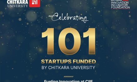 Chitkara University Funds 101 Startups, Driving India’s Innovation and Entrepreneurship Story