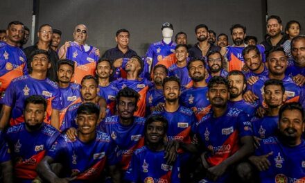 Cricketer Shreyas Iyer Unveils SoBo Mumbai Falcons Yoddhas Jersey and Flags Off 13 Player Contracts to Empower Emerging Talent