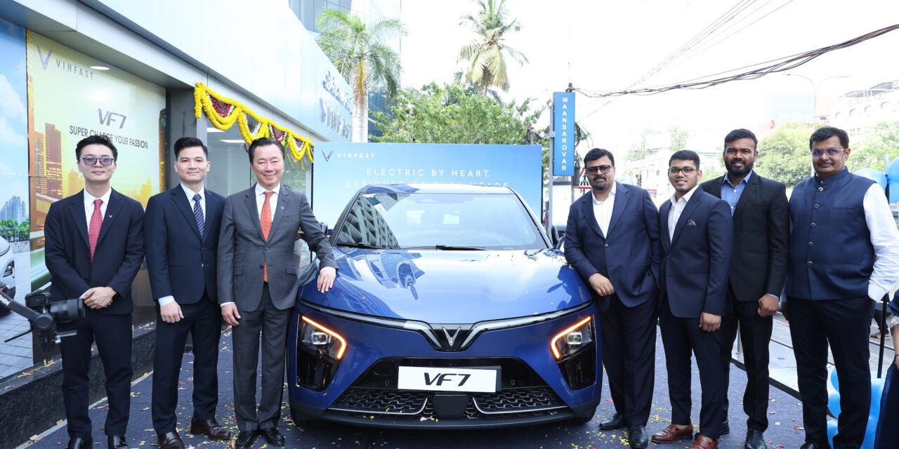 VinFast Inaugurates its Biggest Showroom in India, Located in Chennai, Tamil Nadu