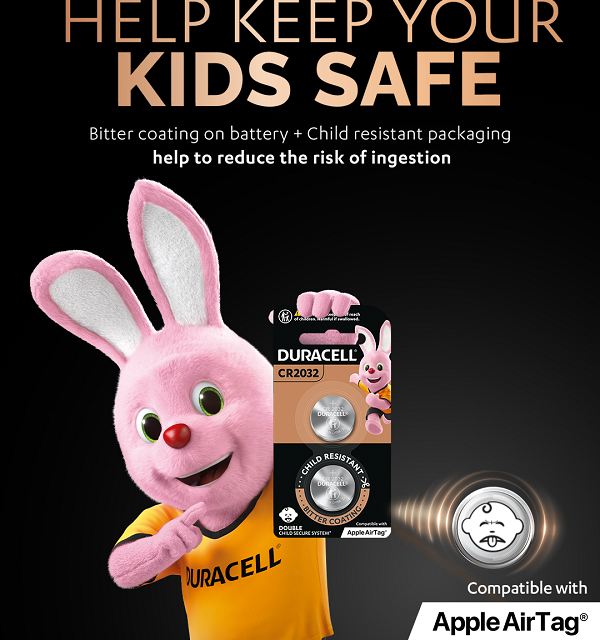Duracell Introduces Innovative Range of Lithium Coin Batteries with Bitter Coating to Help Discourage Swallowing by Toddlers