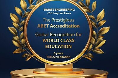 SIMATS Engineering’s CSE Program Earns Prestigious ABET Accreditation