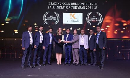 Kundan Refinery Pvt Ltd. Honoured at IGC Excellence Awards 2025 as India’s Bullion Refining Leader