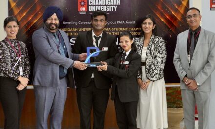 Chandigarh University Becomes 1st Indian Varsity to Bag Global PATA Best Sustainability Initiative Award