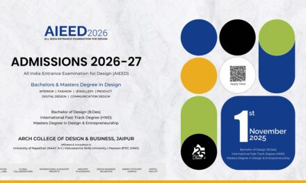 Admissions 2026 Open at ARCH College of Design and Business, Jaipur – Inspiring a New Generation of Design Thinkers
