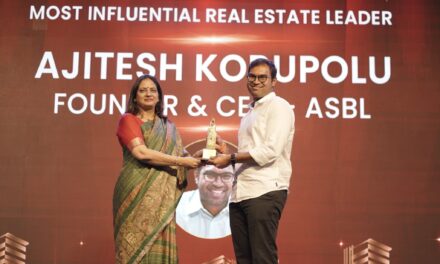 ASBL Wins the Fastest Growing Real Estate Company in India