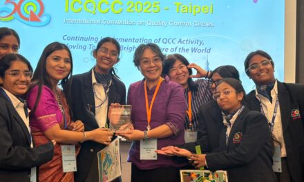 Scindiya Kanya Vidalaya, Gwalior wins 2 Gold Awards at the ICQCC 2025 Taiwan
