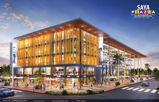 Saya Piazza Receives OC; Leading Domestic and International Brands to Begin Fit-Outs at Saya Group&apos;s High-Street Mall in Jaypee Wishtown
