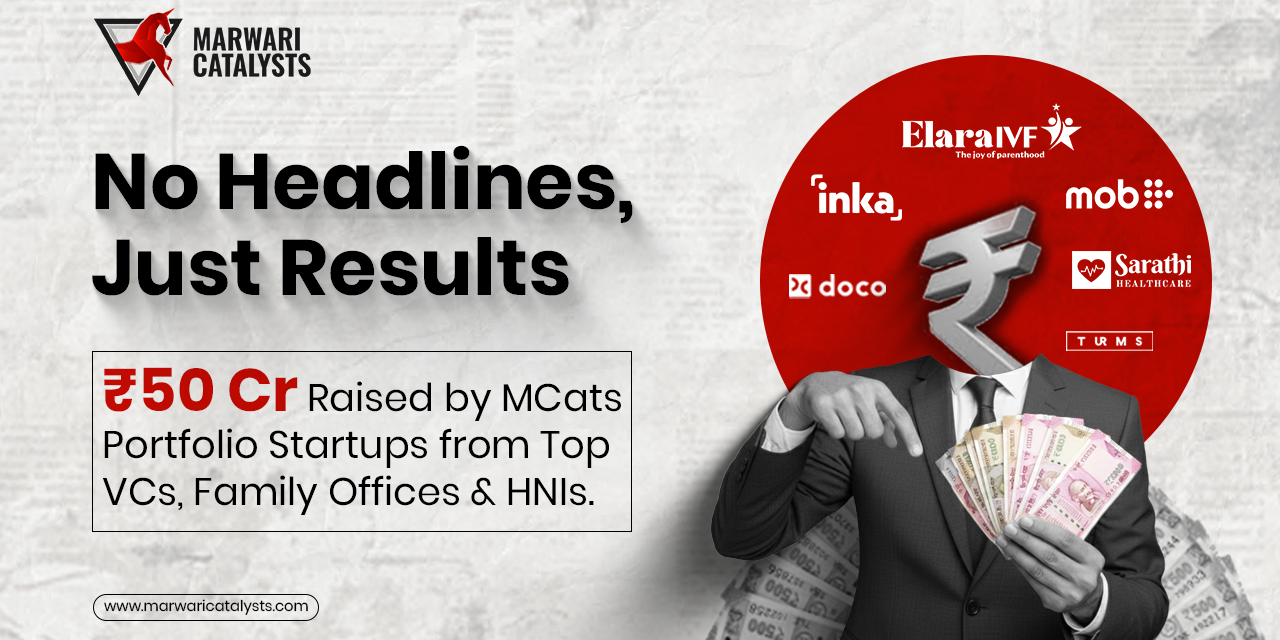 Funding News: Rs. 50 Cr Raised by Marwari Catalysts Portfolio Startups from Top VCs, Family Offices & HNIs