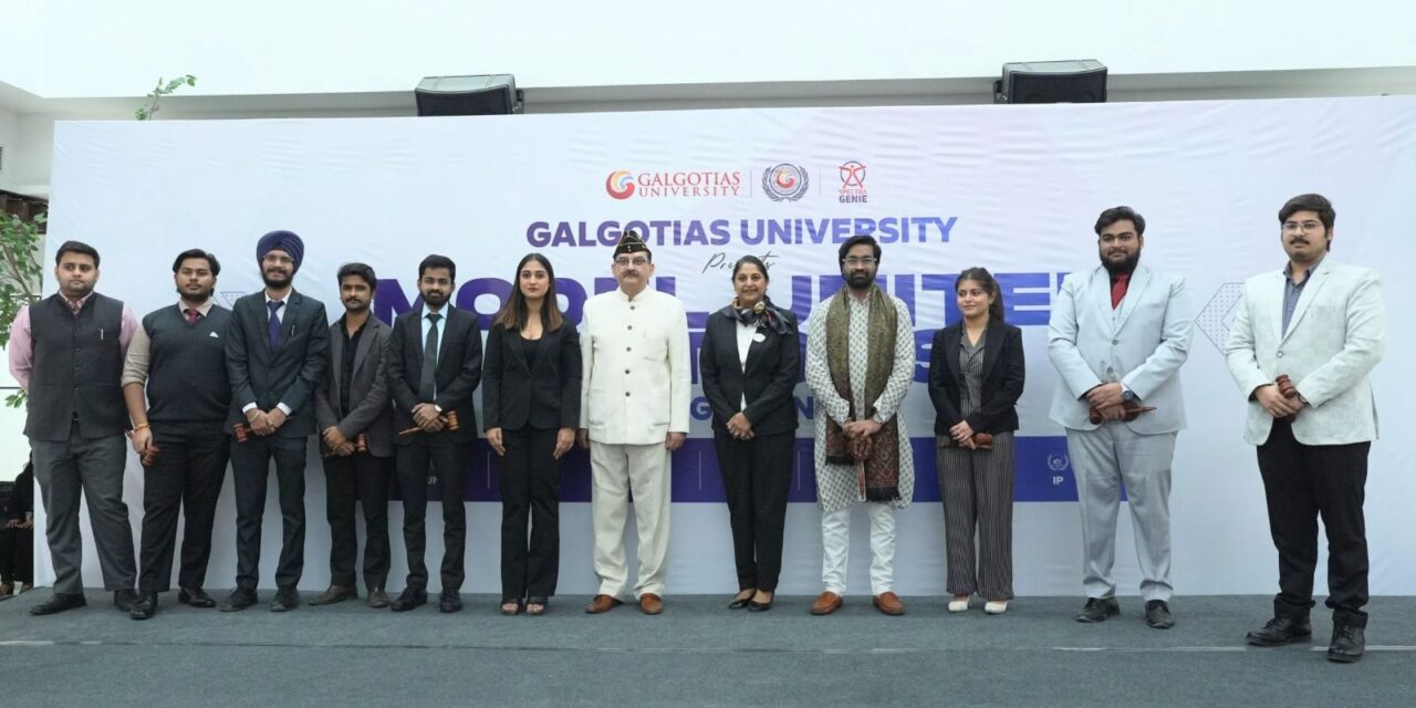 Galgotias University Commences its First &apos;Model United Nations&apos;, Setting a New Benchmark for Student Diplomacy