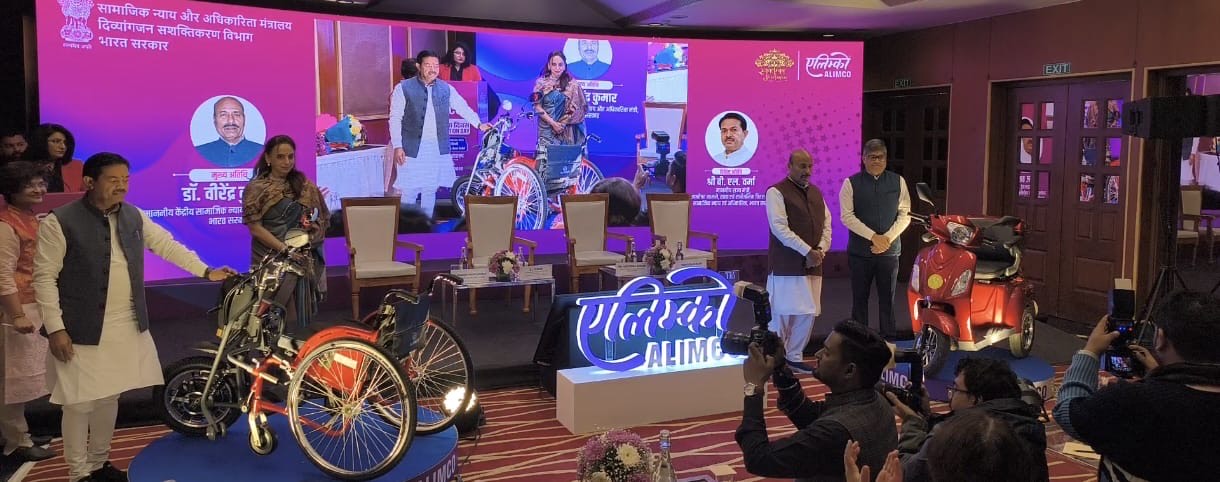 ALIMCO Revolutionizes Assistive Mobility: Launches EV Scooter & &apos;Clip-On&apos; Motorised Wheelchair Device and Unveiled New Logo on 53rd Foundation Day