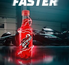 Sting Energy and Mercedes-AMG PETRONAS F1 Team Announce their Global Partnership Like Never Before – By a Car