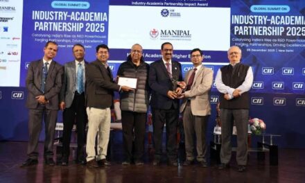 MAHE Honoured with Prestigious CII Industry–Academia Partnership Award