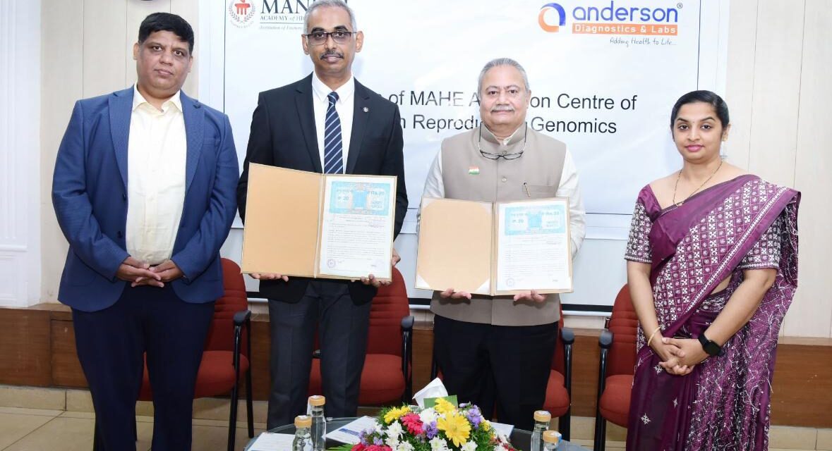 Anderson Diagnostics and MAHE Launch Groundbreaking Centre of Excellence in Reproductive Genomics
