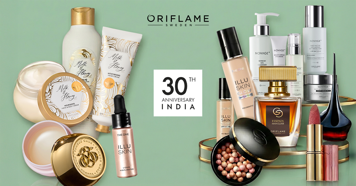 Oriflame Marks 30 Years in India with a Continued Focus on Product Excellence and Expanding Business Opportunities