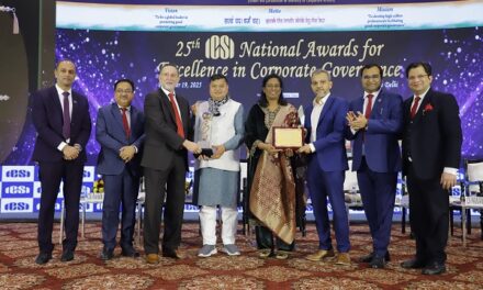 Greaves Cotton Limited Recognised as "Best Governed Company – Listed Segment: Emerging Category" at the 25th ICSI Award
