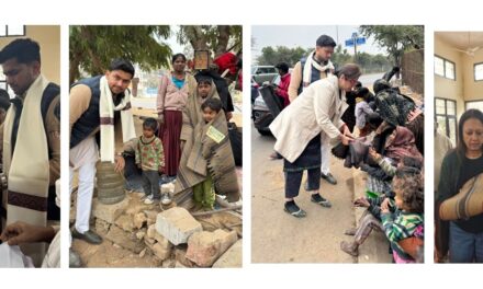 Councillor Kunal Yadav Partners with Nanhi Veena Women's Welfare Foundation to Provide Winter Relief in Gurugram