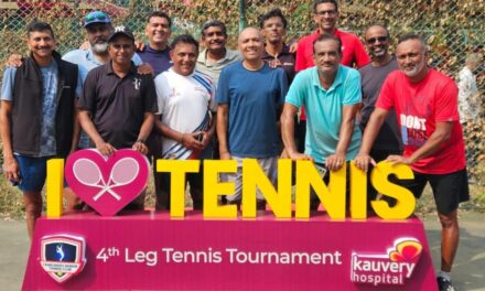 Kauvery Hospital & Tamil Nadu Seniors Tennis Club Organise Open Tennis Tournament