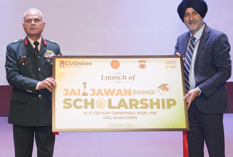Chandigarh University Launches 'CU Online Jai Jawan Scholarship' for Family Members of Defense Personnel