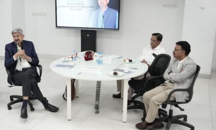 DRDO Chairman Dr Samir V Kamat Engage in Insightful Interaction with SRM University–AP Faculty