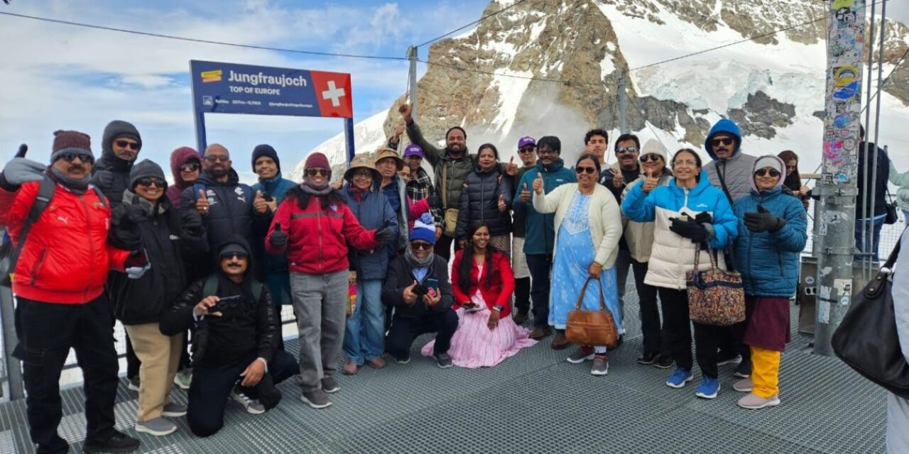3,000+ Indians to Swiss Alps in One Year, Switrus Holidays Receives Recognition from SWITZERLAND