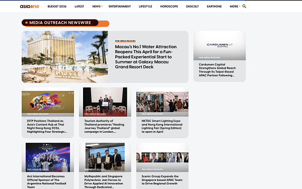 Media OutReach Newswire Further Strengthens Singapore and Asia Pacific Reach with Strategic AsiaOne Partnership