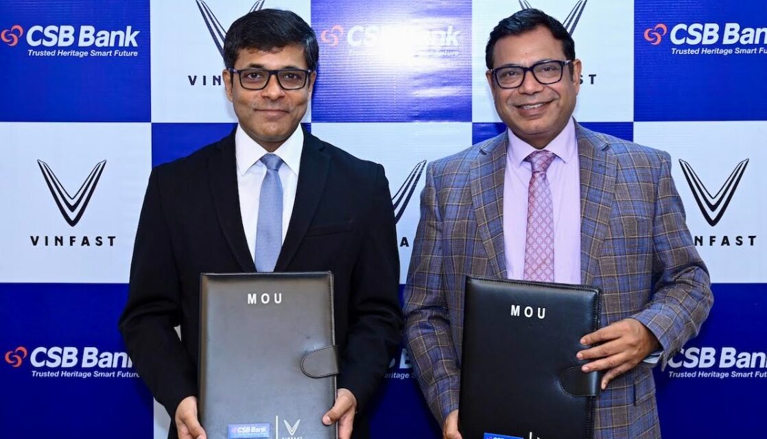 VinFast India Partners with CSB Bank to Deliver Comprehensive EV Financing Solutions