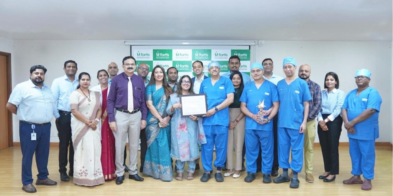 FICCI Advantage Healthcare India 2026 Honours Fortis Bannerghatta Road as One of India's Leading Kidney Transplant Centre