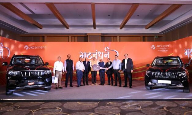 JK Cement Strengthens Dealer Partnerships with 'Gathbandhan 2026', Rewards Top Performers with cars in Lucknow