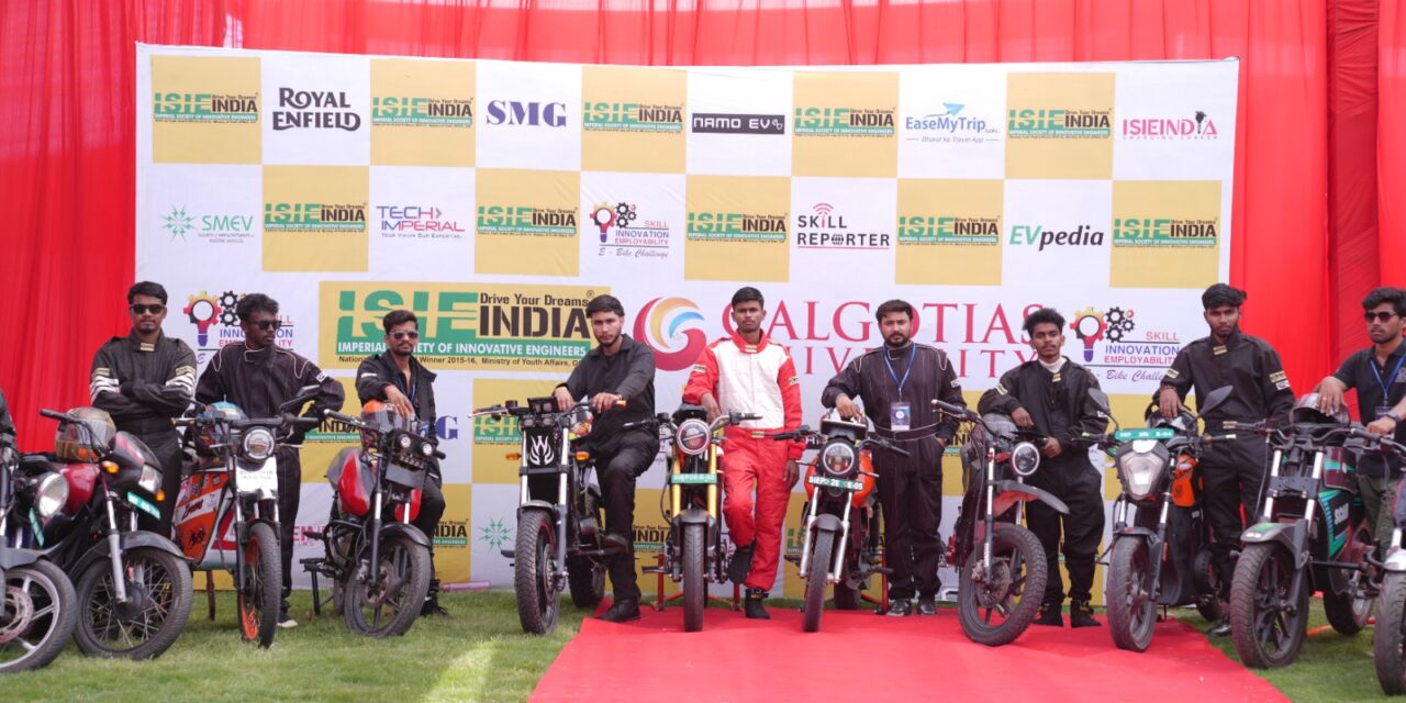 Galgotias University Hosts National E-Bike Challenge to Promote Green Mobility in India