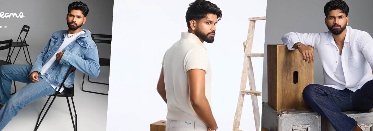Pepe Jeans London Collaborates with Shreyas Iyer for ELLE's April Edition
