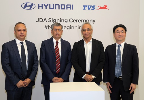 Hyundai Motor and TVS Motor Formalize Partnership to Drive Electric Three-Wheeler Commercialization in India