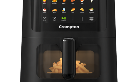 Crompton Launches Ameo Pro 5.5L Air Fryer with Even Heating Technology for Consistent Cooking