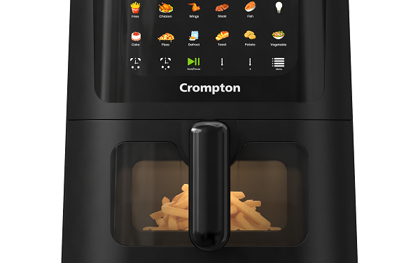 Crompton Launches Ameo Pro 5.5L Air Fryer with Even Heating Technology for Consistent Cooking