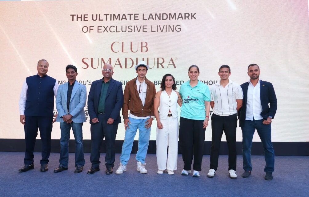 Bengaluru's First Residential Branded Clubhouse Goes Live at Folium by Sumadhura; Unveiled by Sports legends Saina Nehwal, Saurav Ghosal and Puja Tomar