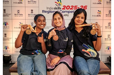 Students of DOT School of Design Secure Gold at IndiaSkills – Nationals
