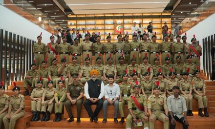 Lt General KJS Dhillon Says He Leaves as a Better Person, Applauds Discipline, Energy, and NCC Spirit at Galgotias University