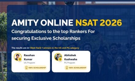 AONSAT 2026 by Amity Online Sets National Benchmark as India's First and Largest Online Scholarship Admission Test for Online Degrees