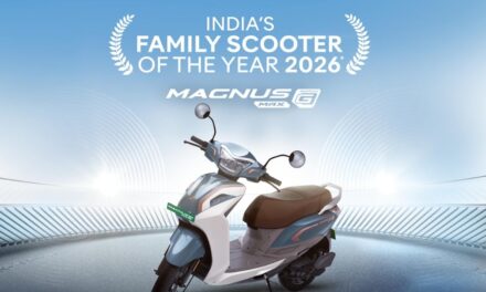 Ampere Magnus G Max by Greaves Electric Mobility Wins 'Family Scooter of the Year' at Times Drive Auto Summit and Awards 2026