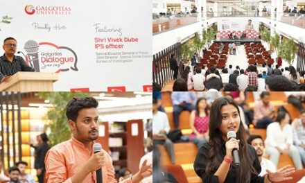 Veteran IPS Officer Vivek Dube Appreciates the Advanced Learning Ecosystem and Student Energy at Galgotias University