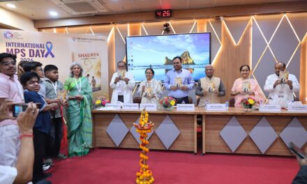 "SHAURYA: A Father's Promise" Released by Harivansh, Deputy Chairman, Rajya Sabha, on International MPS Awareness Day 2026
