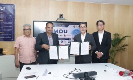 SRM University-AP Signs an MOU with Technosmile to Facilitate Educational, Cultural and Professional Exchange