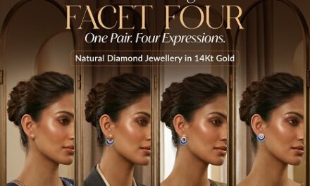Glow by Kirtilals Unveils "FACET FOUR" One Pair of Earrings, Four Distinct Styles