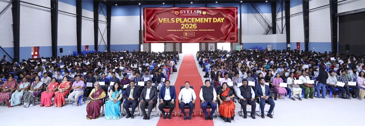 Vels University Celebrates Placement Day 2026 with 2,846 Job Offers and 91.25 percent Placement Rate