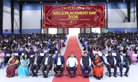 Vels University Celebrates Placement Day 2026 with 2,846 Job Offers and 91.25 percent Placement Rate
