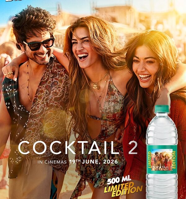 Bisleri Launches Limited-Edition Cocktail 2 Bottles Featuring Shahid Kapoor, Kriti Sanon and Rashmika Mandanna