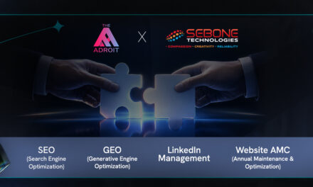 The Adroit Wins SEO, GEO, LinkedIn Management & Website AMC Mandate for Sebone Technologies