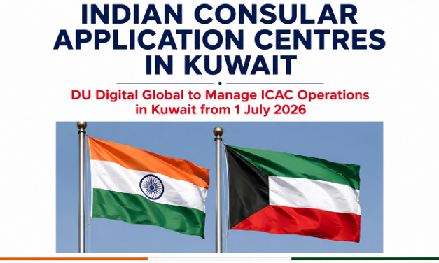 DU Global Launches Indian Consular Application Centre (ICAC) Operations in Kuwait from 1 July 2026